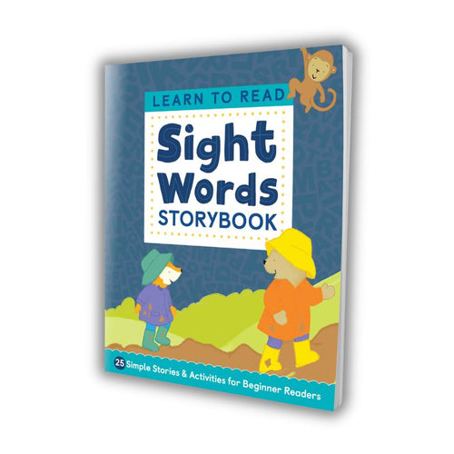 Learn to Read Sight Words Storybook – 25 Simple Stories & Reading Activities for Ages 3–5