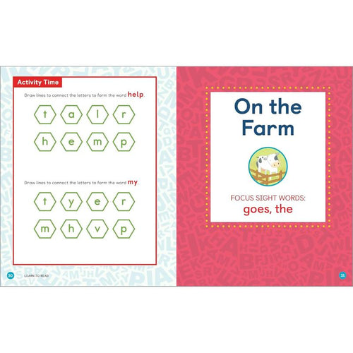Learn to Read Sight Words Storybook – 25 Simple Stories & Reading Activities for Ages 3–5