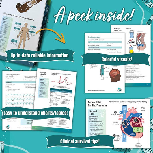 Nicole Kupchik Consulting Critical Care Survival Guide - ICU Notebook with Tabs Workbook for Nurses, APRNs, Physicians & Respiratory Therapists